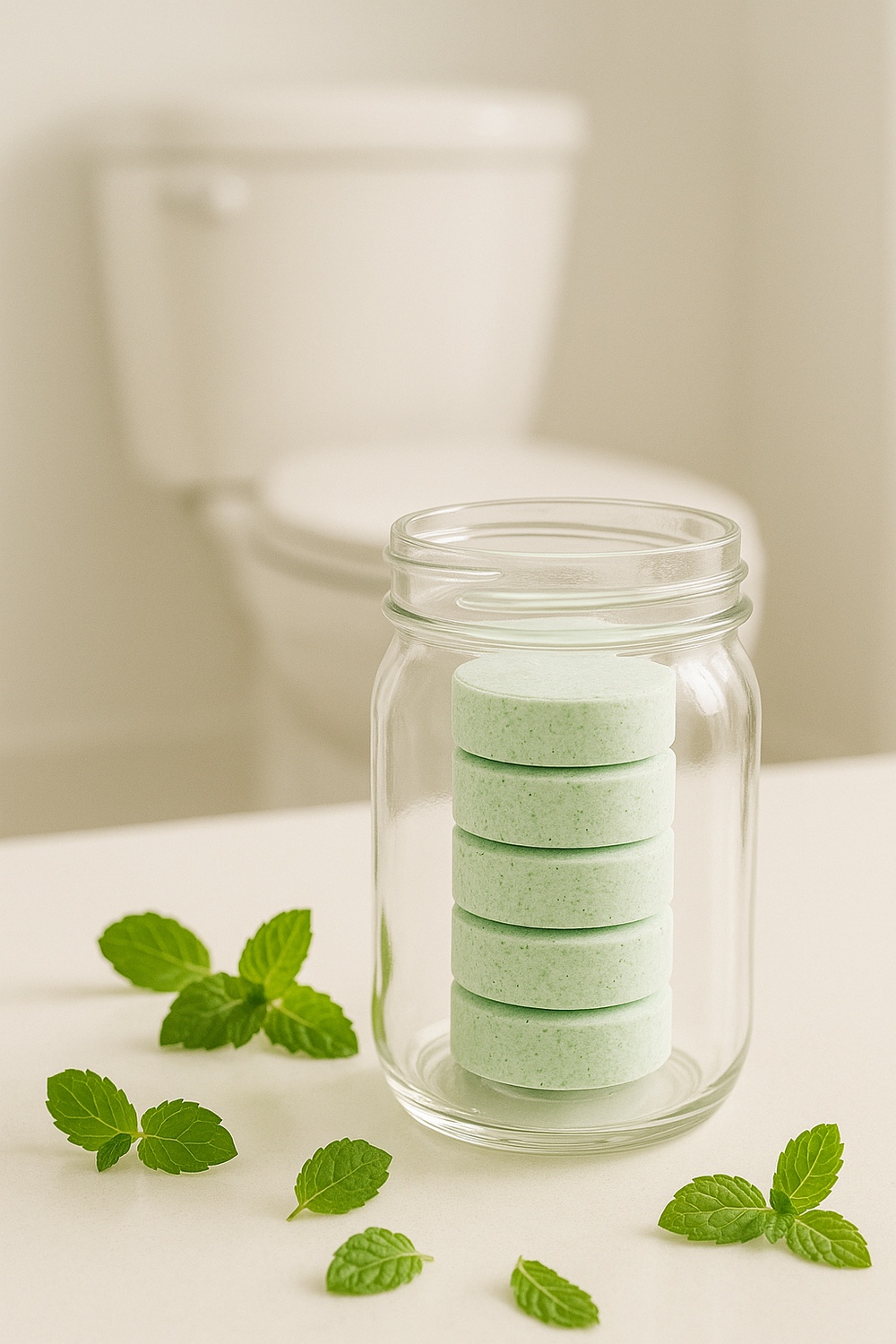 Minty Toilet Fizz Bombs